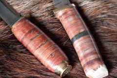 Some early leather handles